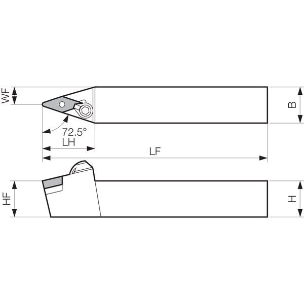 Turning Toolholder, MVVNN 2020K16