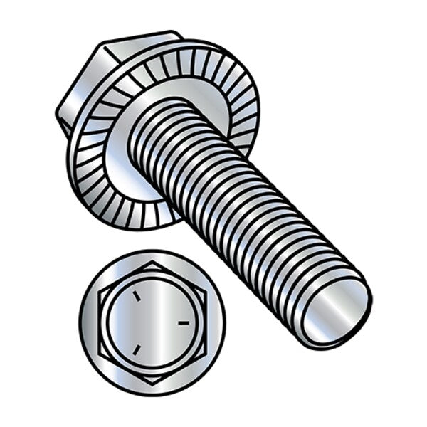 5/16-18X3/4 SERRATE HEX FLANGE FT GR5 ZINC