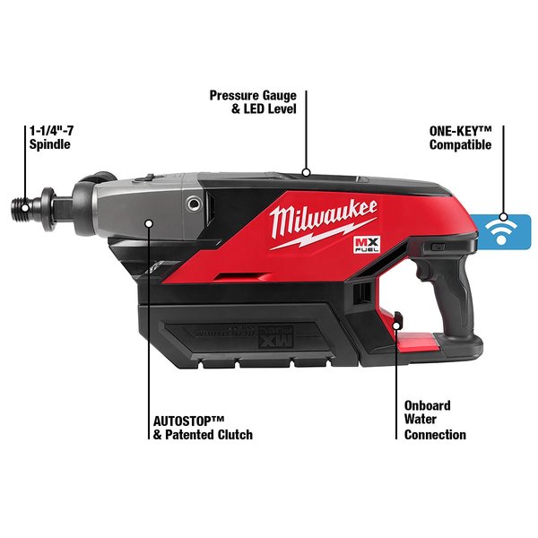 MX FUEL 6 in. Handheld Core Drill Kit