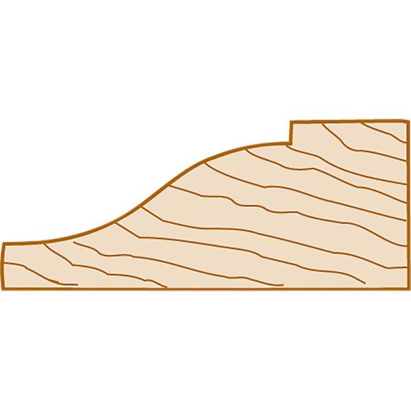 733303-A Ct Bit1-1/16Raised Rnl Bit-Ogee
