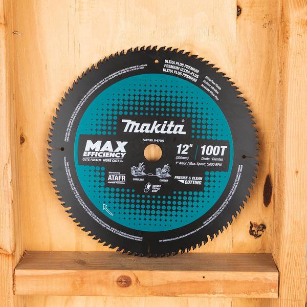 Carbide-Tipped Max Efficiency Miter Saw Blade 100T 12