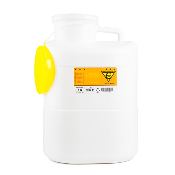 Chemotherapy Container, 23 qt., Wht, PK4