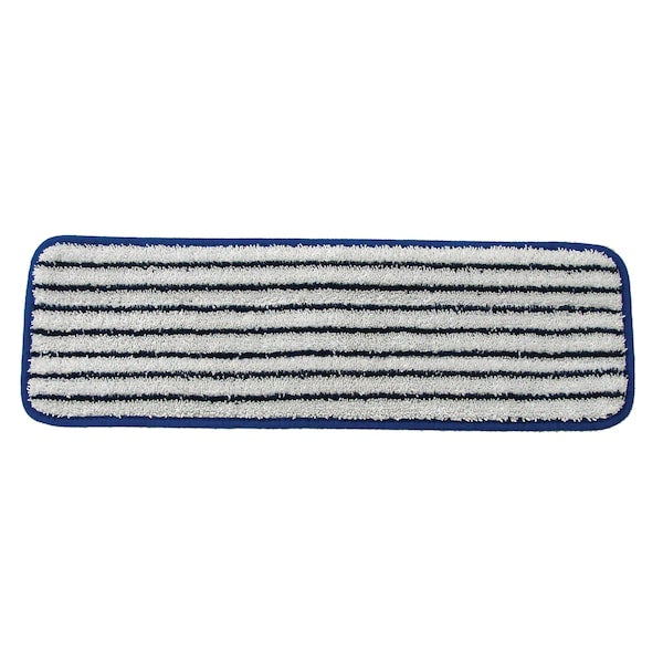 Mop, Blue/White, Microfiber, PK3, AMM24HDF-3PK