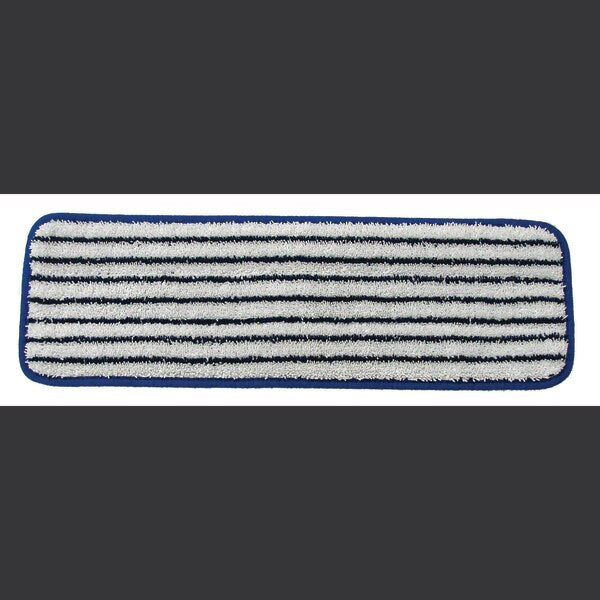Mop, Blue/White, Microfiber, PK3, AMM18HDF-3PK