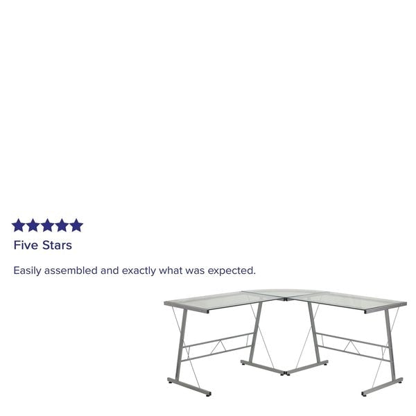 L Shaped Desk, 48