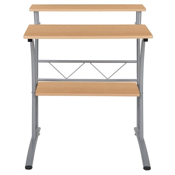 Clifton Maple Computer Desk with Top and