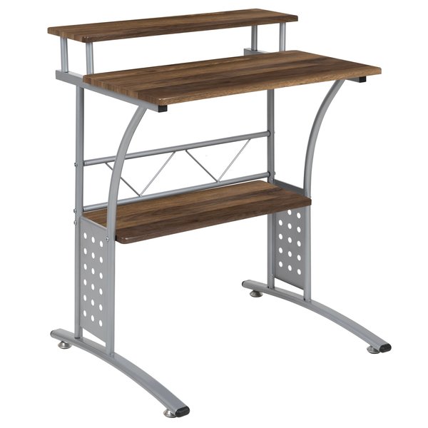 Clifton Rustic Walnut Computer Desk with