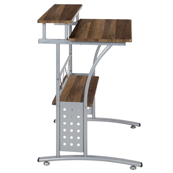 Clifton Rustic Walnut Computer Desk with