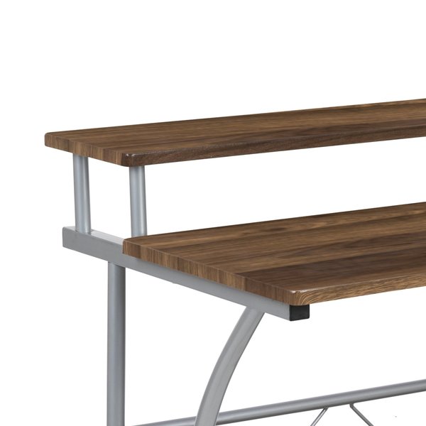 Clifton Rustic Walnut Computer Desk with