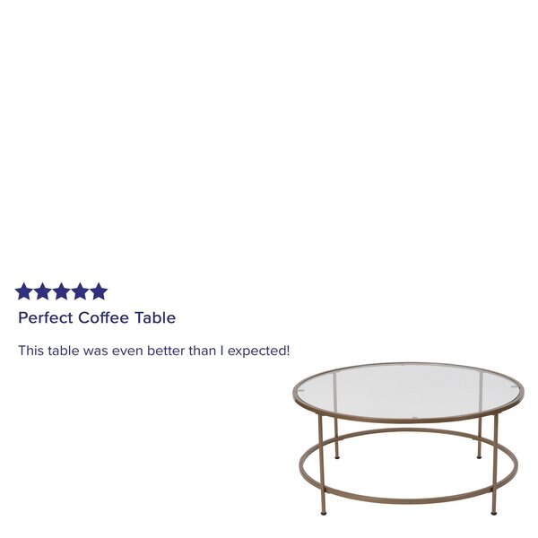 Round Coffee Table, 35.25