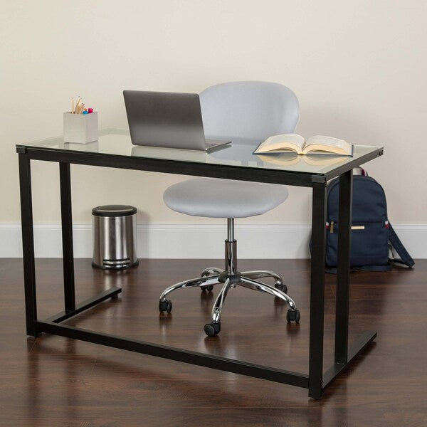 Glass Desk, 23-1/2