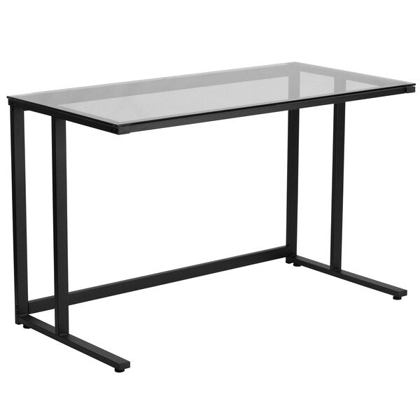 Glass Desk, 23-1/2