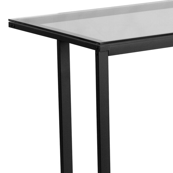 Glass Desk, 23-1/2