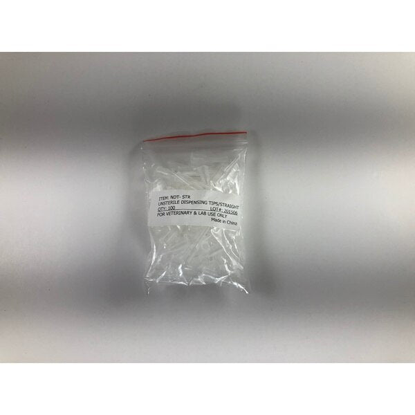 Dispensing Tip, Straight, PK100, 100 PK