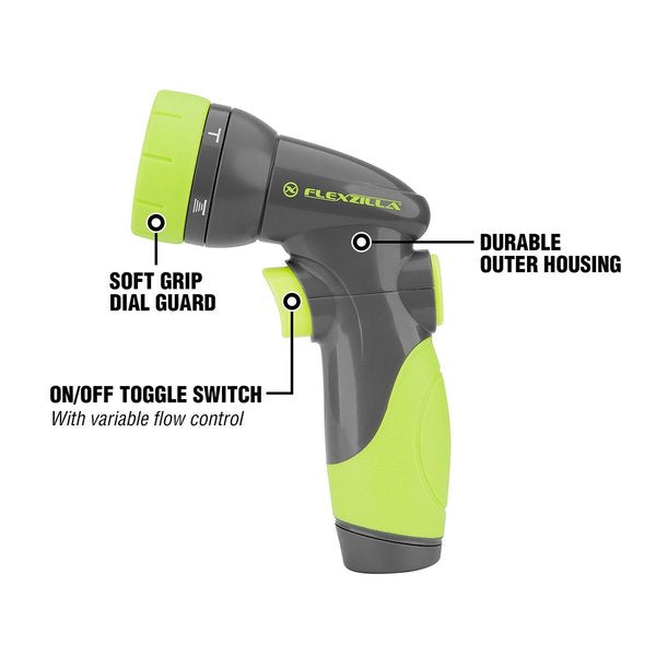 Adjustable Garden Hose Nozzle, 6-Pattern