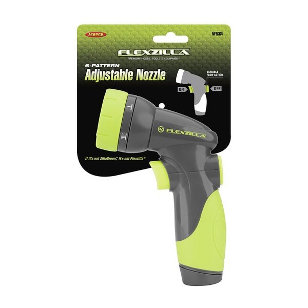 Adjustable Garden Hose Nozzle, 6-Pattern