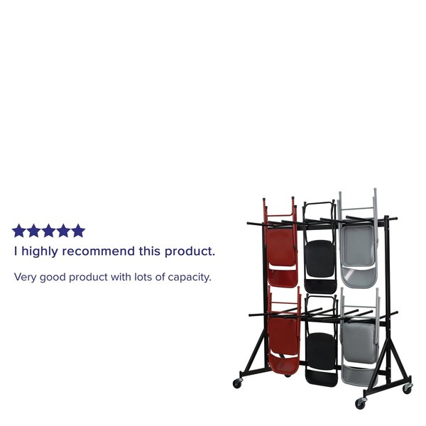Hanging Folding Chair Dolly, Black
