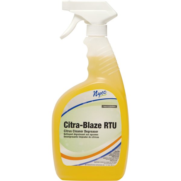 Liquid 1 qt. Citra Blaze RTU Cleaner Degreaser, Trigger Spray Bottle 6 PK