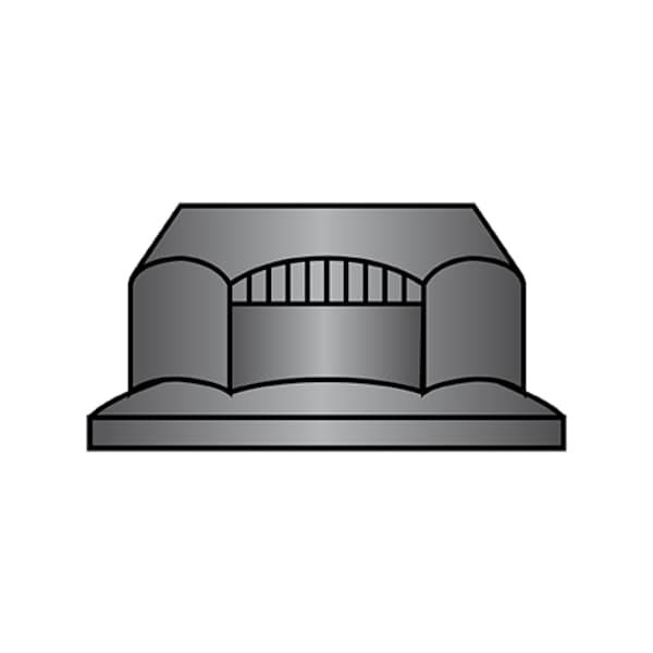 Flange Nut, 1/4
