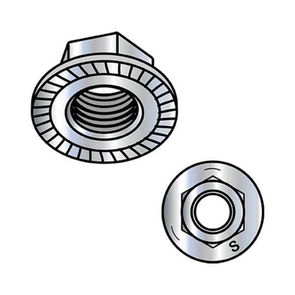 Flange Nut, 1/4
