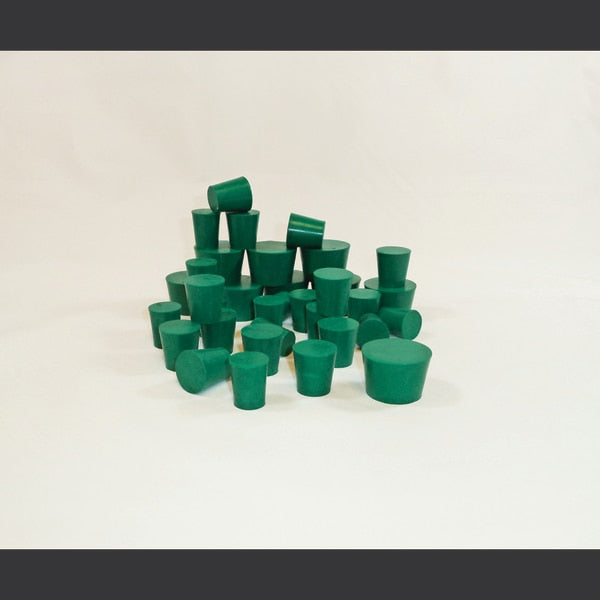 Neoprene Stoppers, Solid, #0, PK 68