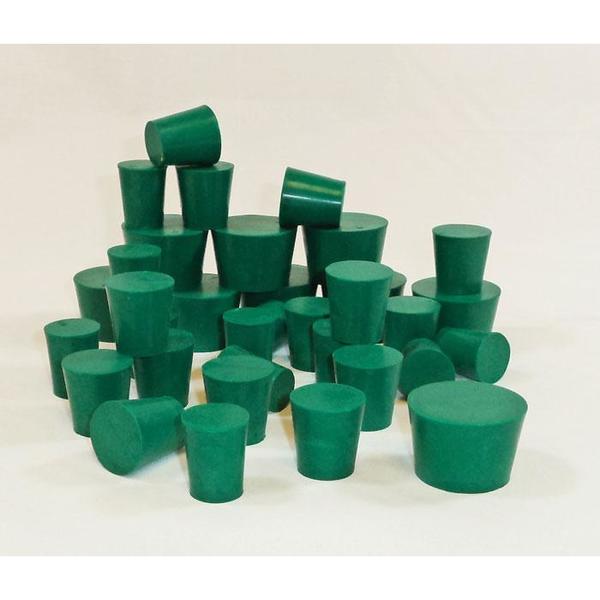 Neoprene Stoppers, Solid, #8, PK 12