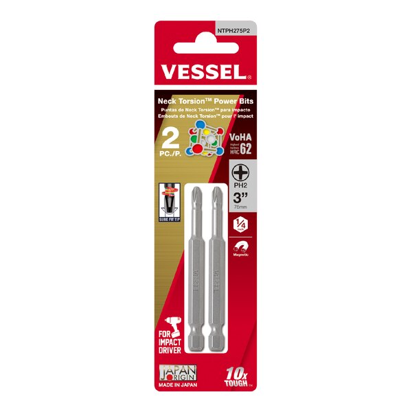 NECK TORSION Power Bit PH2x75, PK2