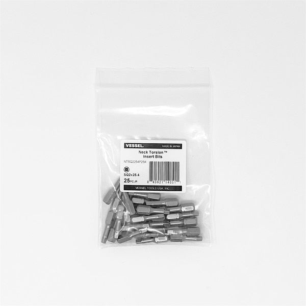 NECK TORSION Insert Bit SQ2x25.4, PK25