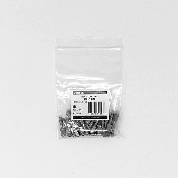 NECK TORSION Insert Bit T20x25.4, PK25