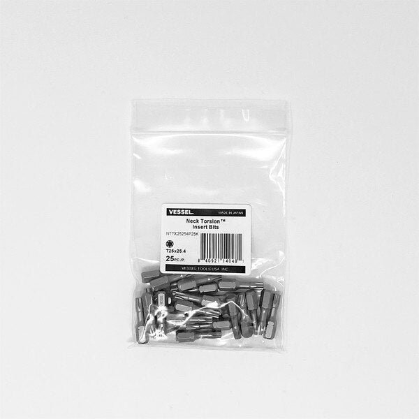 NECK TORSION Insert Bit T25x25.4, PK25