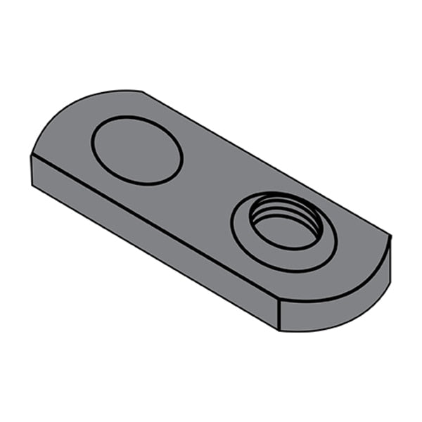 Tab Weld Nut, 3/8