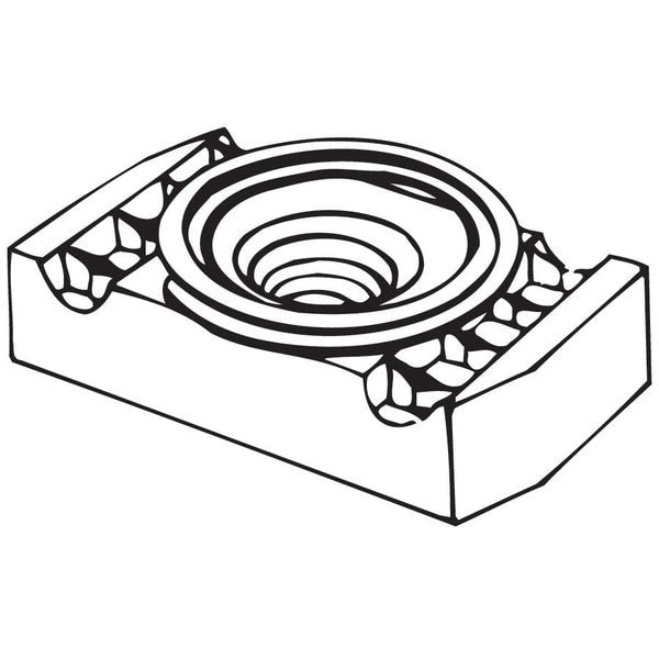 Channel Nut, Top Spring, 1/4