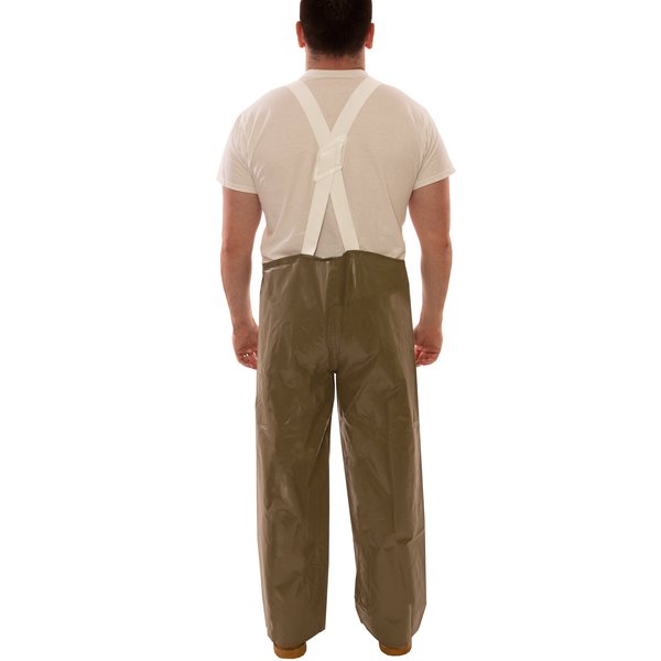 Magnaprene Flame Resistant Rain Bib Overall, Tan, M