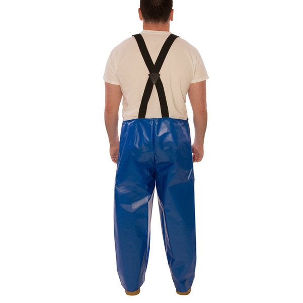 Rain Bib Overall, 2XL, Blue, Polyurethane