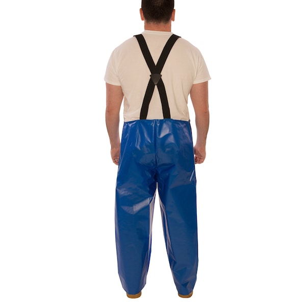 Rain Bib Overall, 3XL, Blue, Polyurethane