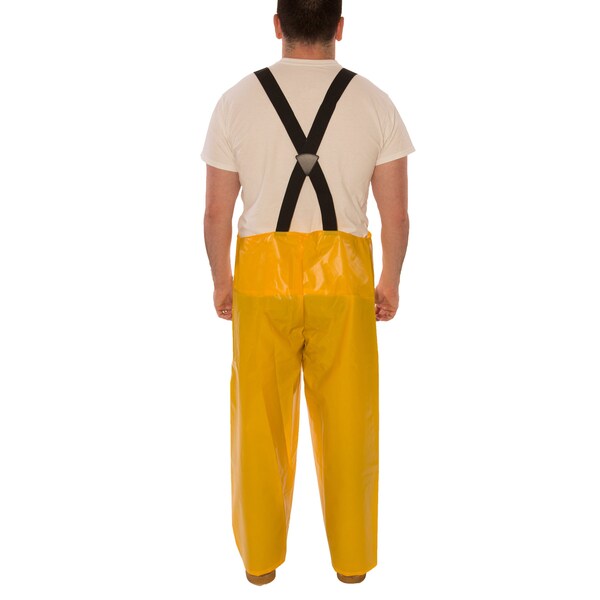 Iron Eagle Plain Front Overall, Gold/Yellow, Premium Snap-Lock Suspender Buckles, Size Medium