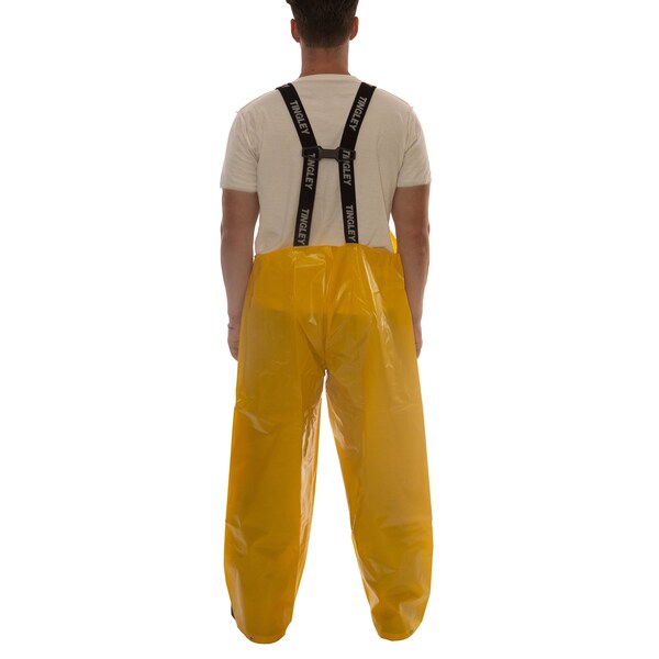 Rain Bib Overall, XL, Yellow, Unisex