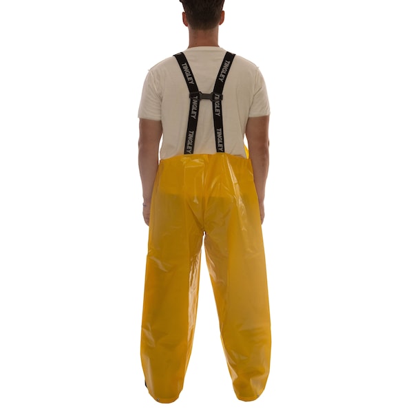 Rain Bib Overall, M, Yellow, Unisex
