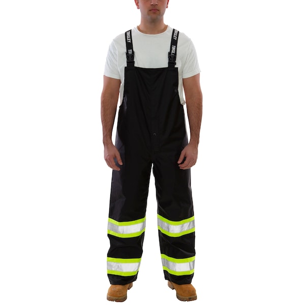 TwoTone Blk Overalls Type O Waterprf, S