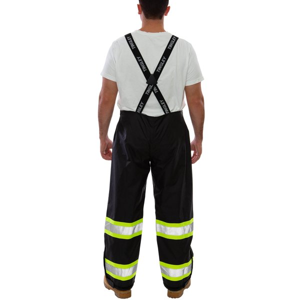 TwoTone Blk Overalls Type O Waterprf, 3X