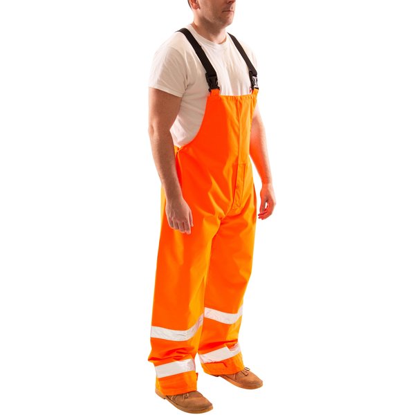 Icon Rain, Bib, Overall, Class, E, Orange, XL