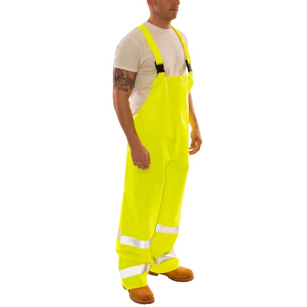 Eclipse Arc Flash Rain Overall, Cat 2, Ylw/Green, 5XL