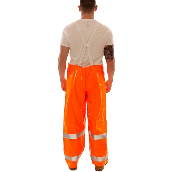 ComfortBrite Flame Resistant Rain Overall, Orange, M