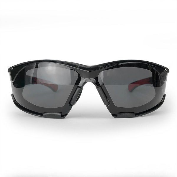 Safety Glasses, Wraparound Smoke IQ Polycarbonate Lens, Anti-Fog, Scratch-Resistant