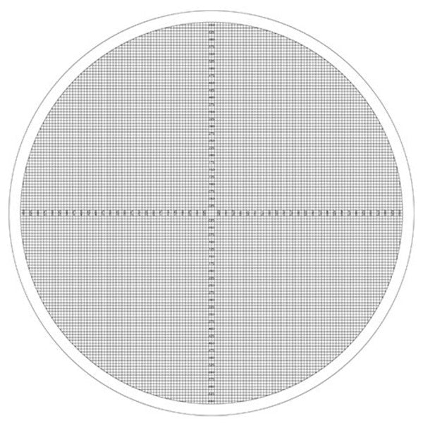 Optical Comparator Grid Chart For 50 Pow
