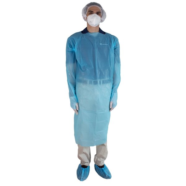 CPE Isolation Gown, Med / Large, PK100