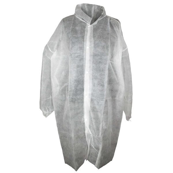 Lab Coat, White, Medium, PK50