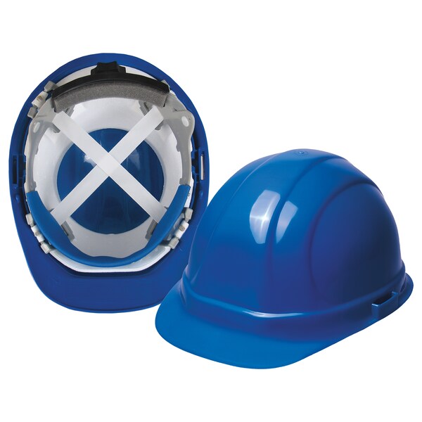 Front Brim Hard Hat, Type 1, Class E, Ratchet (6-Point), Gray