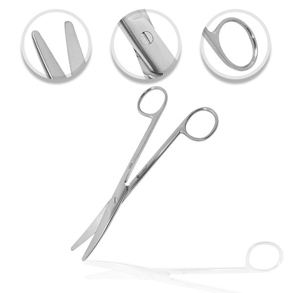 OR Grade Mayo Scissors, 6.75