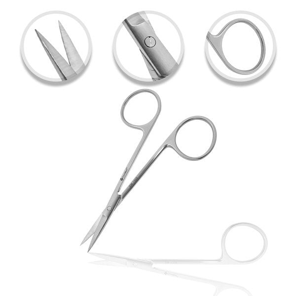 O.R. Grade Iris Scissors, 4.5